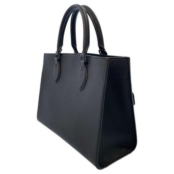 Louis Vuitton Handbag Calf Leather Lock Me Tote PM 2 Way Shoulder Bag Black - Picture 2 of 13